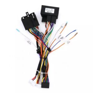 1310 power kabel 2x power harnas voor aftermarket autoradio voor 