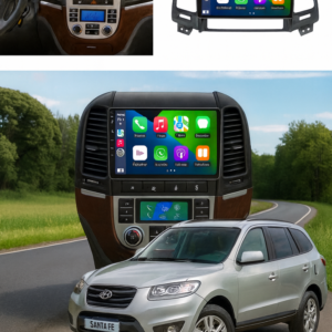 1553 adivox 9 inch voor hyundai santa fe 2006 2011 android 15 car