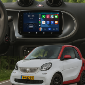 1556 adivox 9 inch voor smart fortwo 2015 2021 android 15 carplay