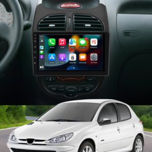 1567 adivox 9 inch voor peugeot 206 android 15 carplay auto wifi