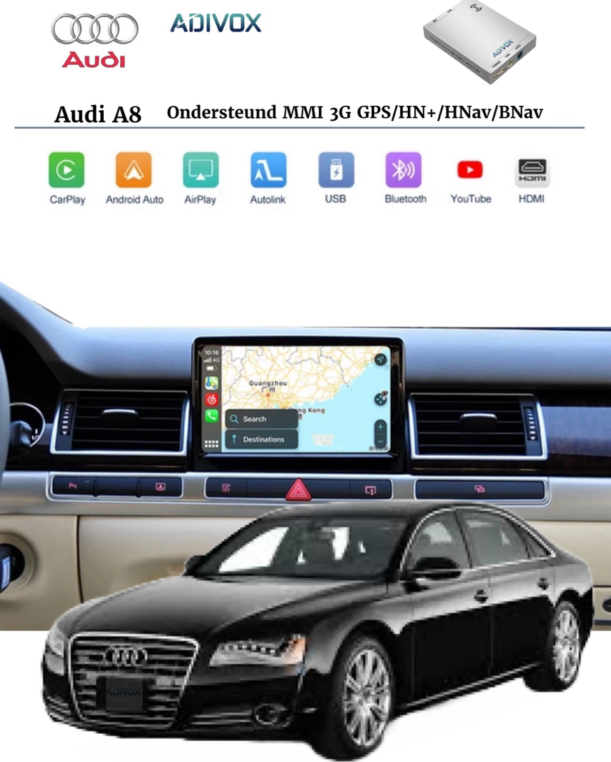 1616 adivox draadloos apple carplay interface box voor audi a8 20 1616 adivox draadloos apple carplay interface box voor audi a8 20