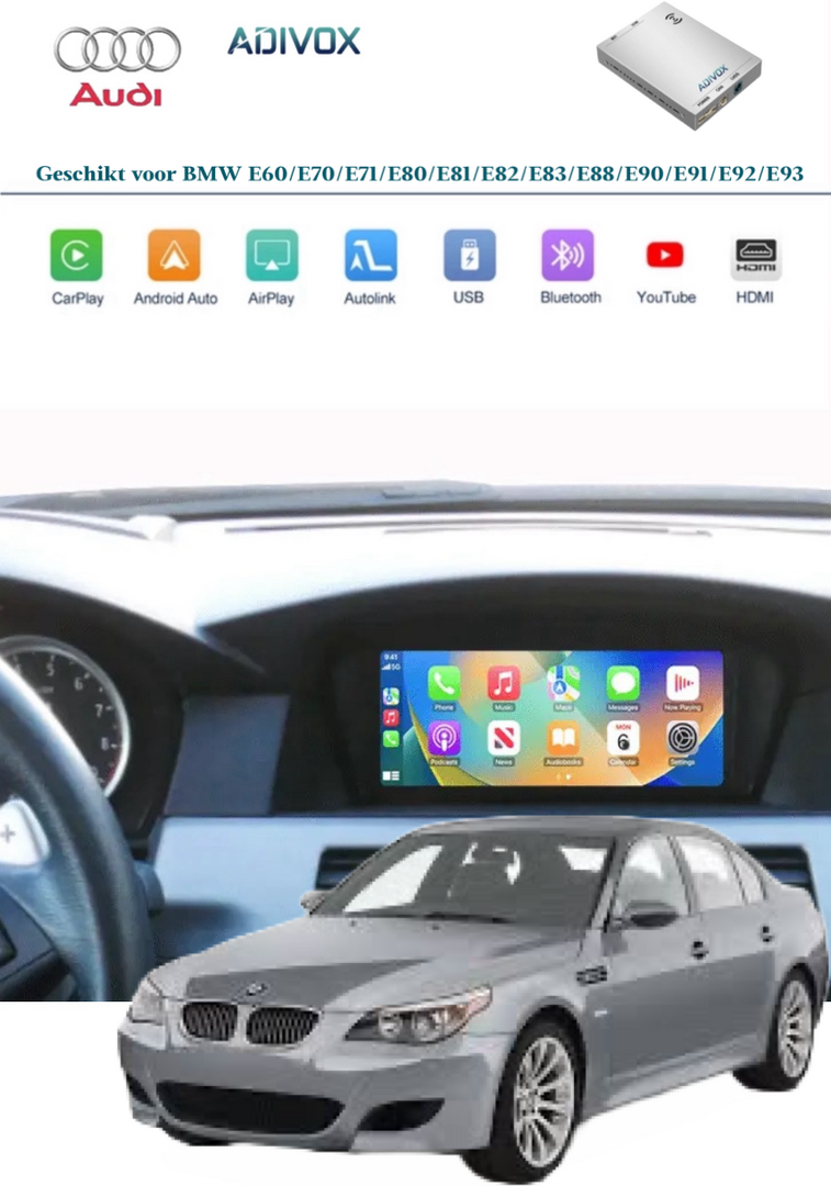 1620 adivox draadloos carplay interface voor bmw series e60 e70 e 1620 adivox draadloos carplay interface voor bmw series e60 e70 e